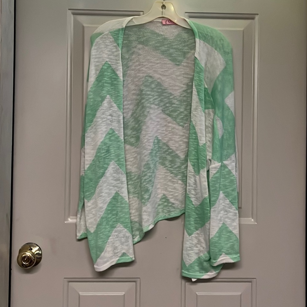 ❤️Honey Belle Zig Zag Lightweight Cardigan